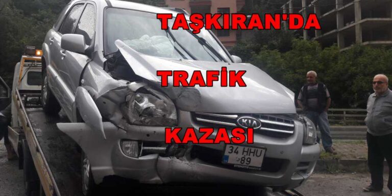Taşkıran’da Trafik kazası