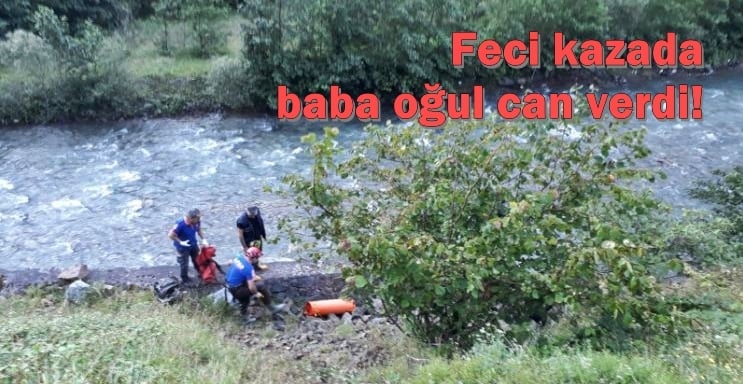 Bayburt-Araklı arasında feci kaza!