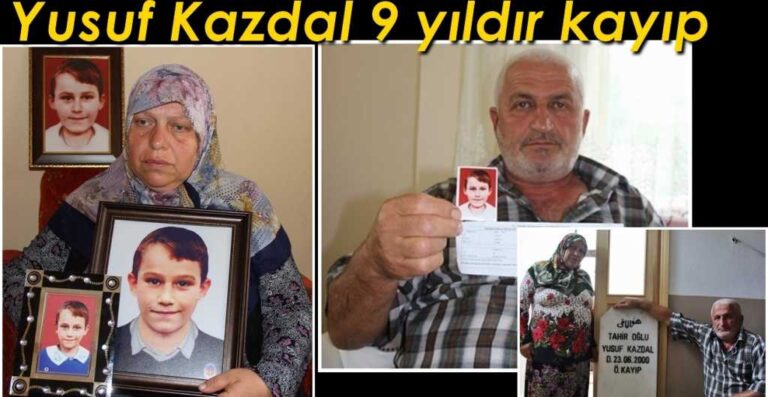 9 yaşında kaybolan Yusuf 9 yıldır kayıp!