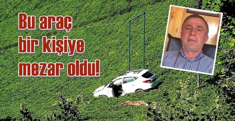 Akköse’de çay bahçesine uçan araçta can verdi