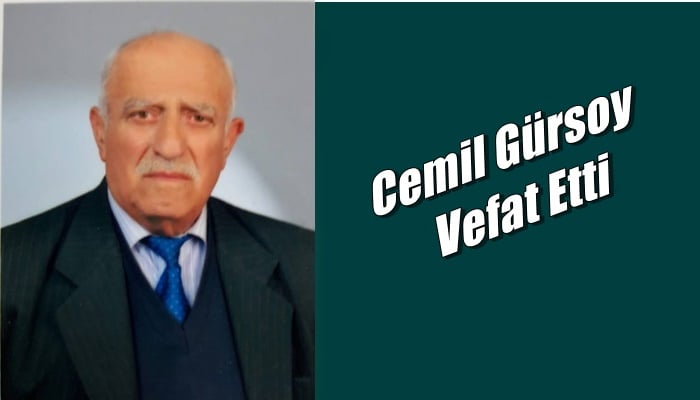 Maraşlı mahallesinden Cemil Gürsoy vefat etti
