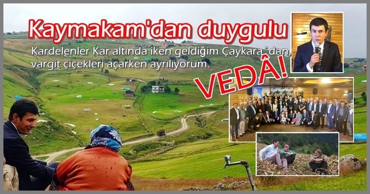 Kaymakam İhsan Ayrancı veda etti