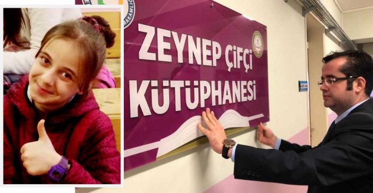 Zeynep’in adı okulunda yaşayacak