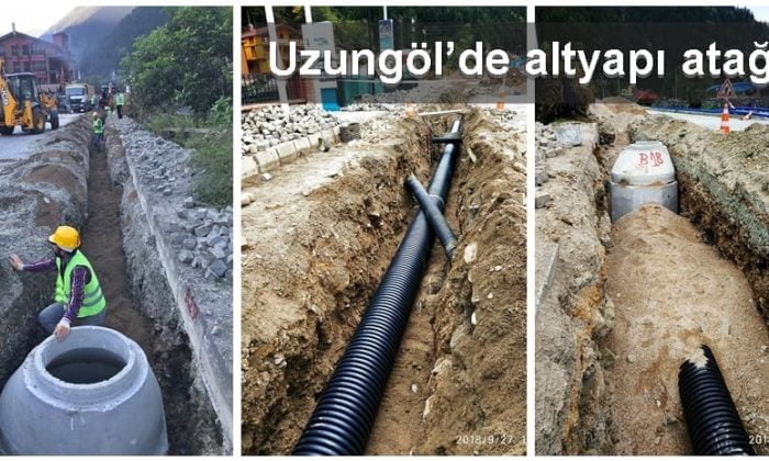 Uzungöl’de altyapı atağı