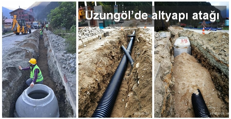 Uzungöl’de altyapı atağı