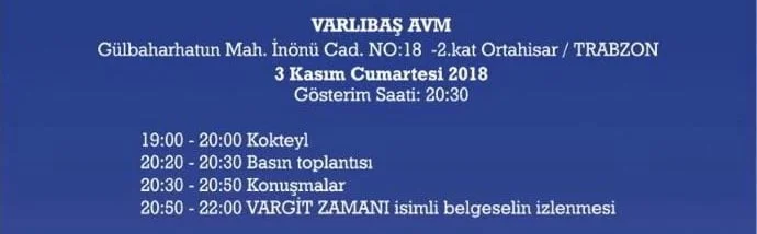 Vargit Zamanı Trabzon'da gala yapıyor 1