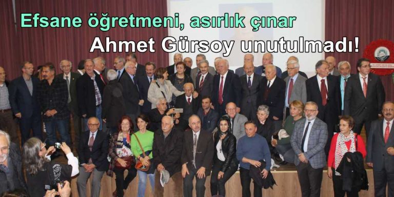 Trabzon’un efsane öğretmeni, asırlık çınar Ahmet Gürsoy unutulmadı!
