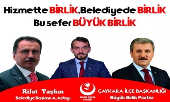 Rıfat Taşkın Çaykara için aday adaylığı başvurusu yaptı