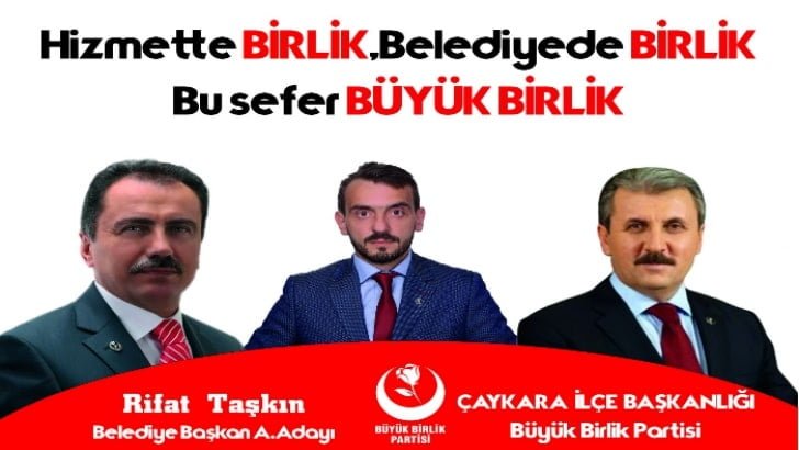 Rıfat Taşkın Çaykara için aday adaylığı başvurusu yaptı