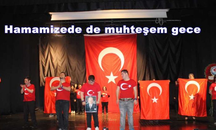 Hamamizede de muhteşem gece