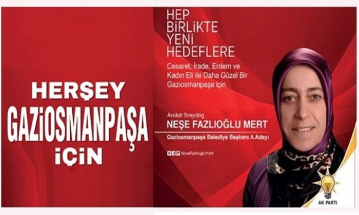 Çaykaralı Sosyolog, Avukat Neşe Fazlıoğlu Mert Gaziosmanpaşa’ya hizmet için yola çıktı