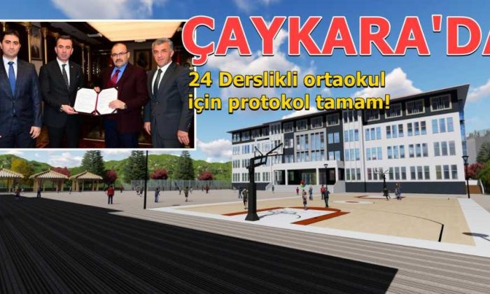 24 Derslikli ortaokul için protokol imzalandı