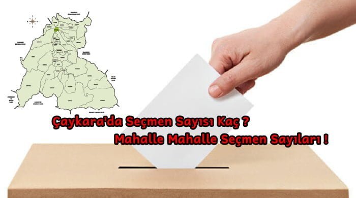 Çaykara’da Seçmen Sayısı Kaç Kişi