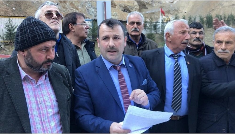 32 muhtardan ortak taş ocağı tepkisi