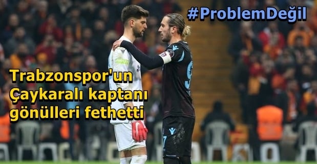 Trabzonspor’un Çaykaralı kaptanı haftanın olayına imza attı