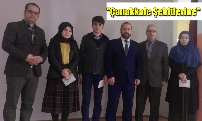 Çaykara’da Liseler arası “Çanakkale Şehitlerine” şiir okuma yarışması düzenlendi