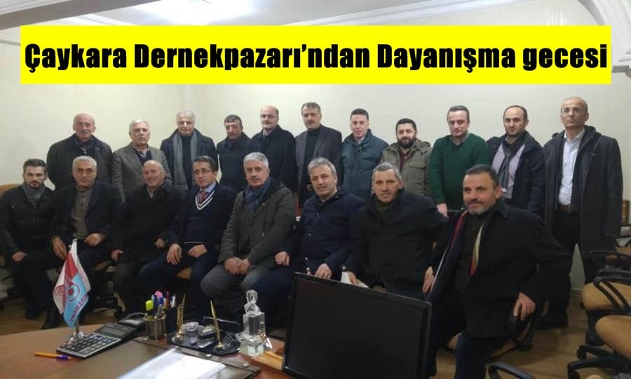 Dayanışma gecesine davet