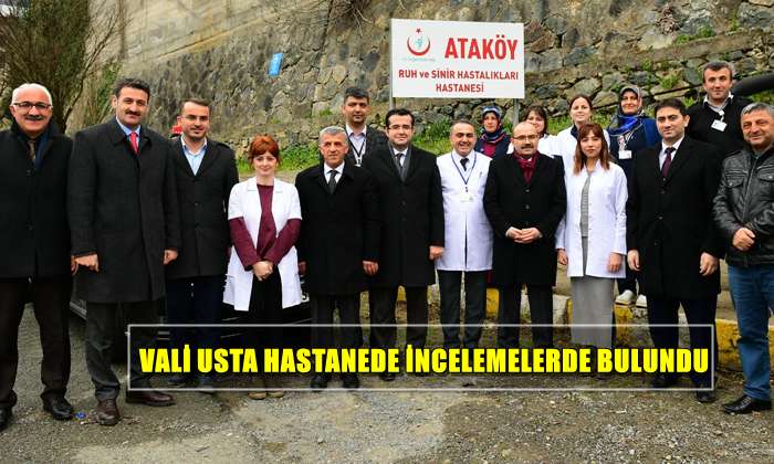 Trabzon Valisi İsmail Ustaoğlu Ataköy Ruh ve Sinir Hastalıkları Hastanesini ziyaret etti.
