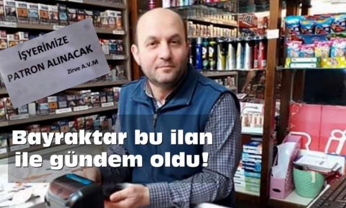 Bayraktar ilginç ilan ile gündeme oturdu