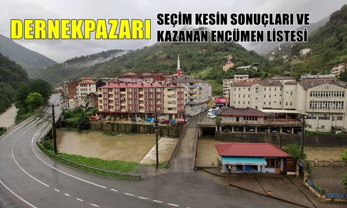 Dernekpazarı İlçesi Seçim Kesin Sonuçları ile Kazanan Belediye Encümen İsim Listesi