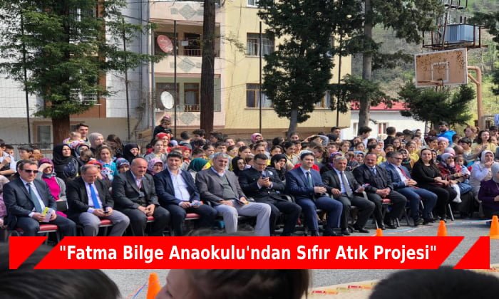 Fatma Bilge Anaokulu’ndan Sıfır Atık Projesi