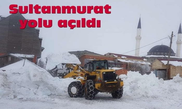 Sultanmurat yolu açıldı