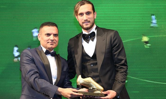 Yusuf Yazıcı’ya Altın Ayakkabı