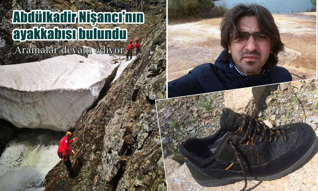 Abdülkadir Nişancı’nın ayakkabısı bulundu