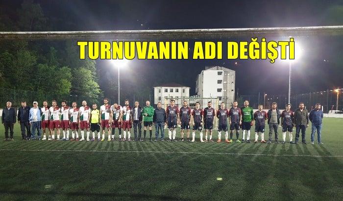Çaykara Kaymakamlık Futbol Turnuvasının adı değişti