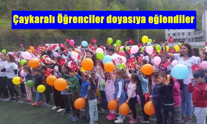 Çaykara’da geleneksel hale gelen Çocuk oyunları şenliği yapıldı.