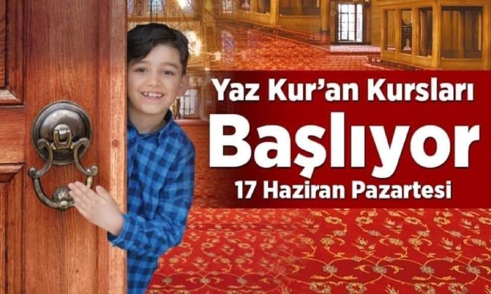 2019 Yaz Kur’an Kursları