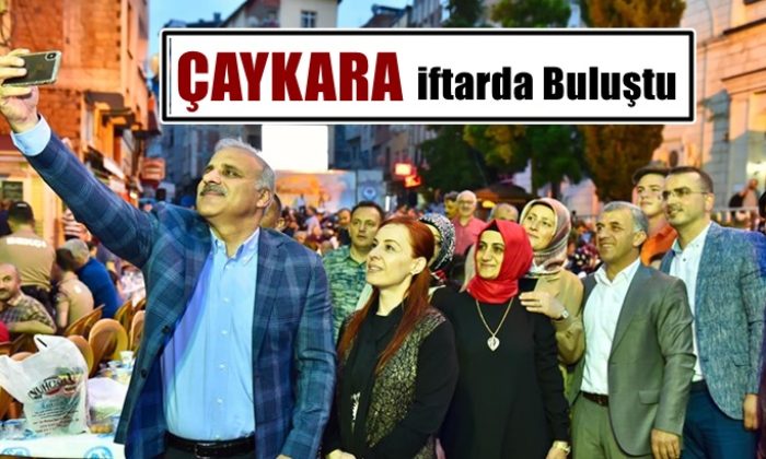 Çaykara iftarda bir araya geldi
