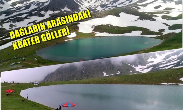 Çaykara’da dumanlı dağlar arasındaki göller büyülüyor