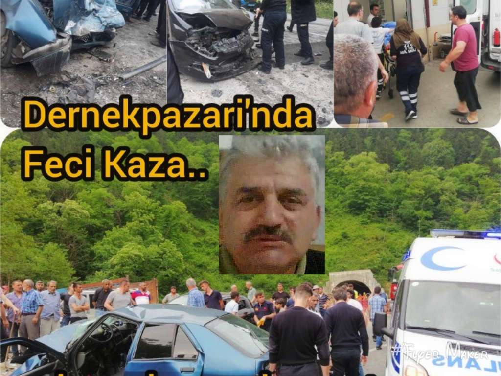 Dernekpazarı’nda kaza: 1 ölü 6 yaralı