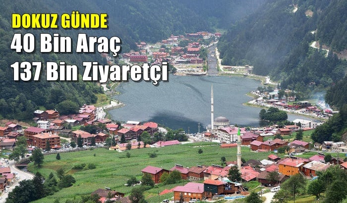 Uzungöl bayramda rekor kırdı