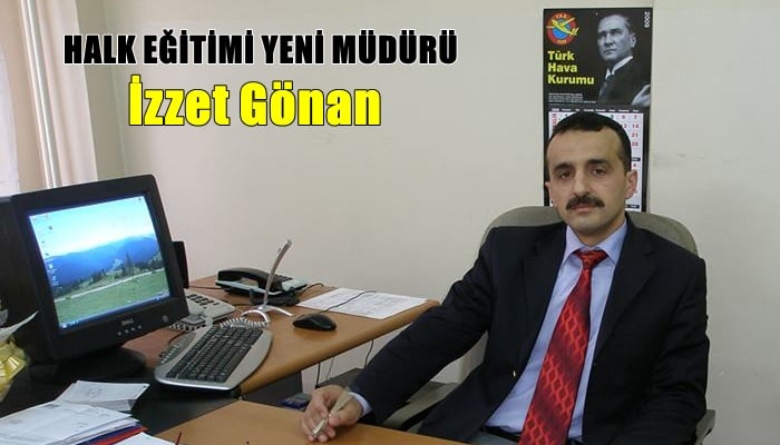 Çaykara Halk Eğitimi Merkezi’nin yeni müdürü İzzet Gönan