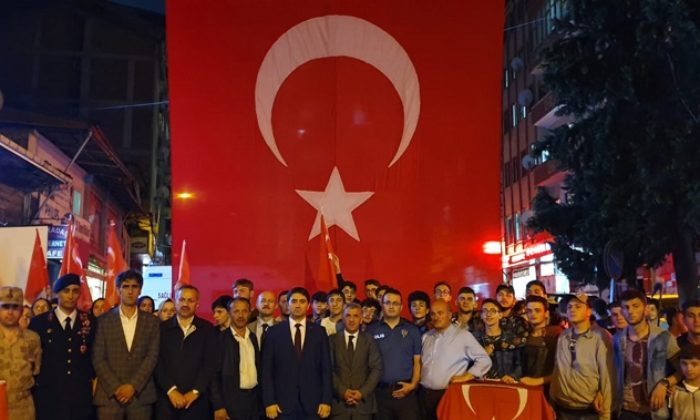 Çaykara’da “15 Temmuz Milli Birlik ve Demokrasi Günü” kutlandı