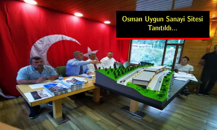 Çaykara’da yapılacak sanayi sitesi tanıtıldı