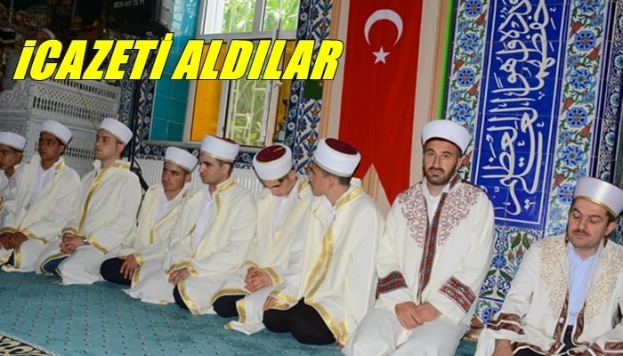 Hacı Ferşad Efendi Erkek Kur’an Kursunda 8 hafız icazet aldı