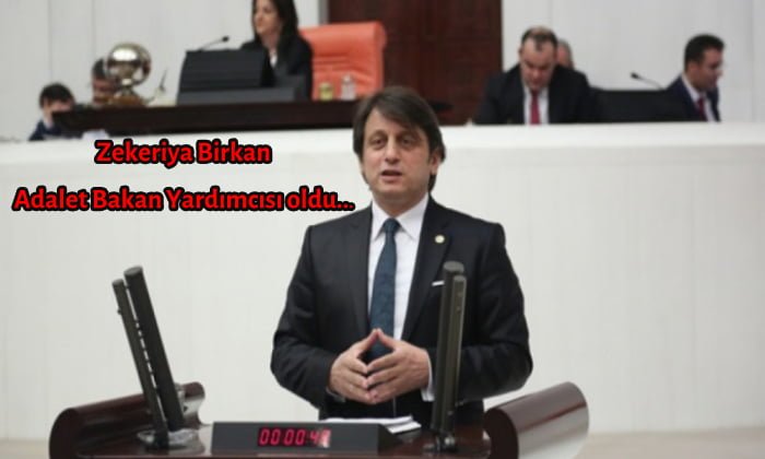 Zekeriya Birkan Adalet Bakan Yardımcılığına atanadı