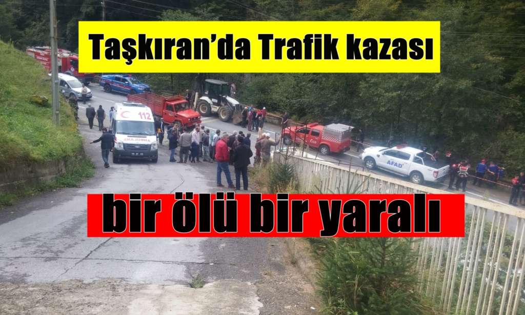 Taşkıran’da Trafik kazası