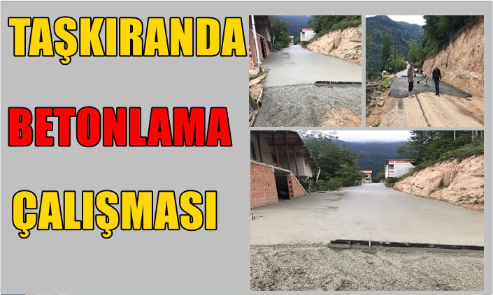 Taşkıranda Yol Çalışması