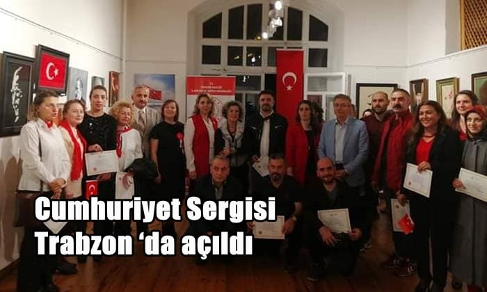 Cumhuriyet sanat sergisi İl kültür müdürlüğünde açıldı