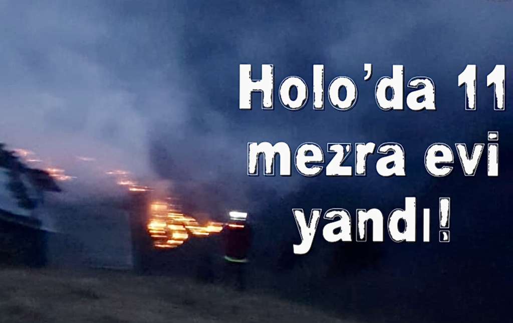 Holo’da iki gündür ormanlar yanıyor!
