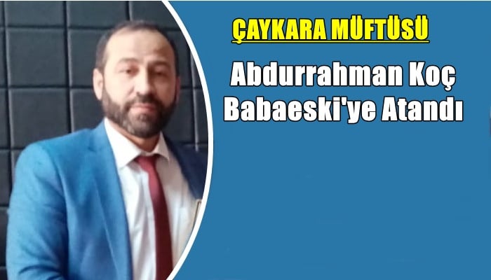 Müftü Koç Çaykara’ya veda etti
