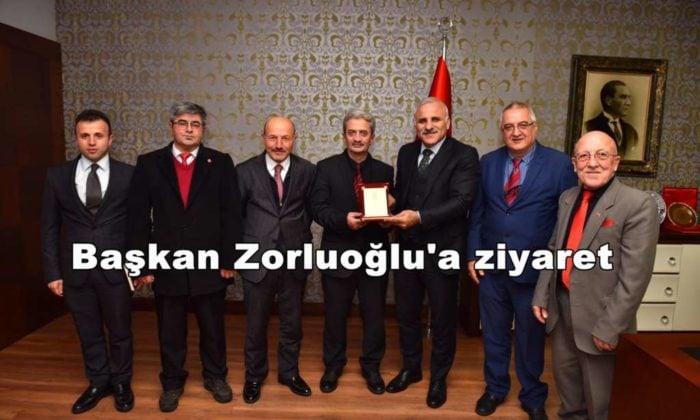 Ortahisar Gazeteciler Cemiyeti Başkan Zorluoğlu’a ziyaret