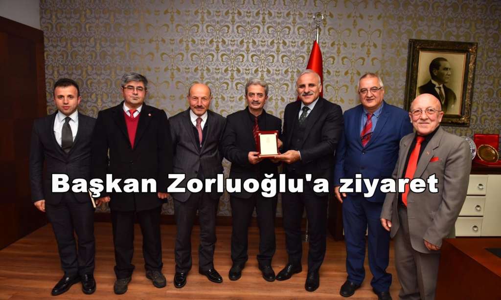 Ortahisar Gazeteciler Cemiyeti Başkan Zorluoğlu’a ziyaret
