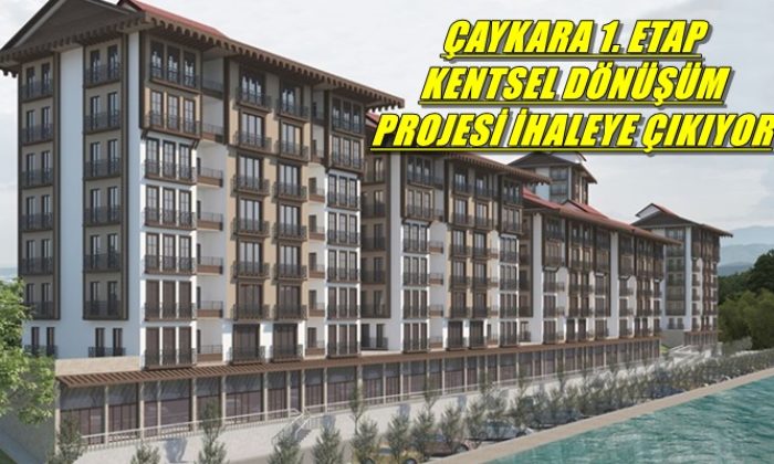 Çaykara Toki 1.etap 84 konut, 45 dükkan ve 1 terminal inşaatı ihaleye çıkıyor
