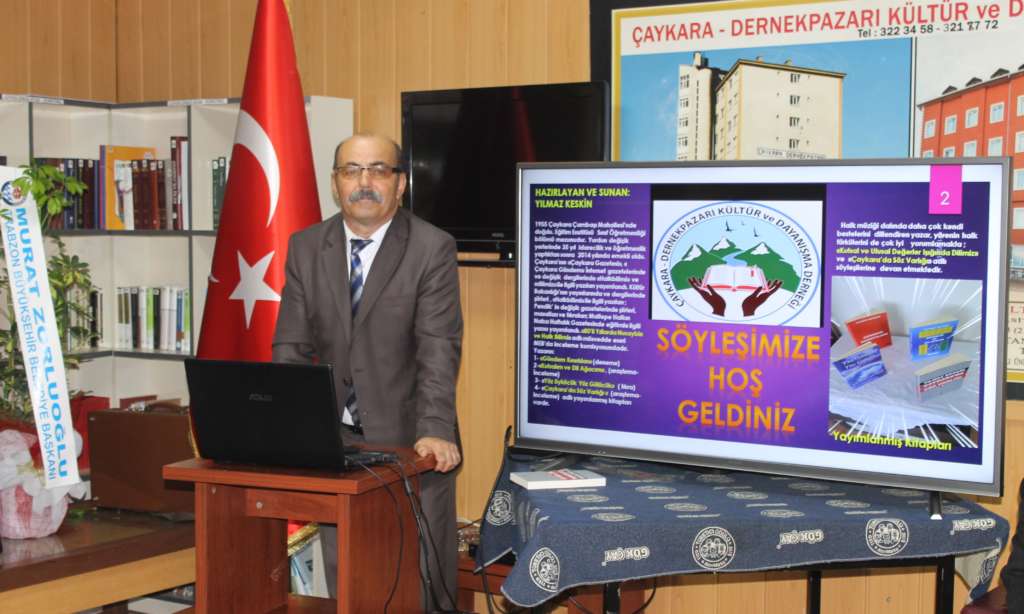 Çaykaralı Yazar söz varlığı adlı kitabını hemşehrileri ile buluşturdu