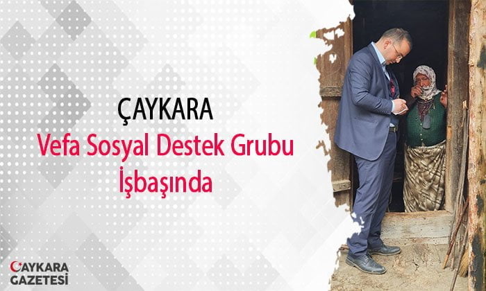 Vefa Sosyal Destek Grubu İşbaşında